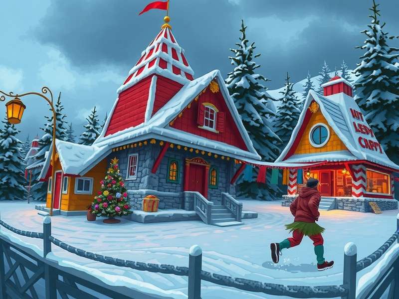 Temple Run Christmas Poki Gameplay Screenshot