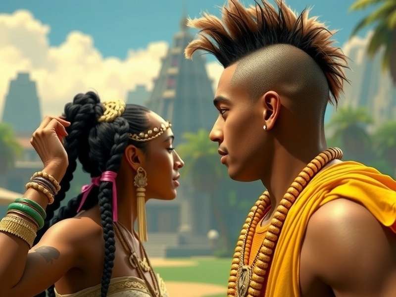 Temple Run Clips Hairstyles - टेम्पल रन क्लिप्स हेयरस्टाइल्स