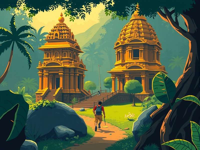 फॉरेस्ट टेम्पल रन गेम स्क्रीनशॉट