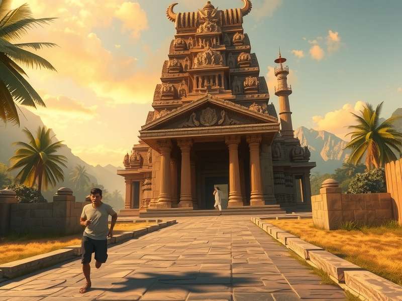 Temple Run 03 गेमप्ले स्क्रीनशॉट