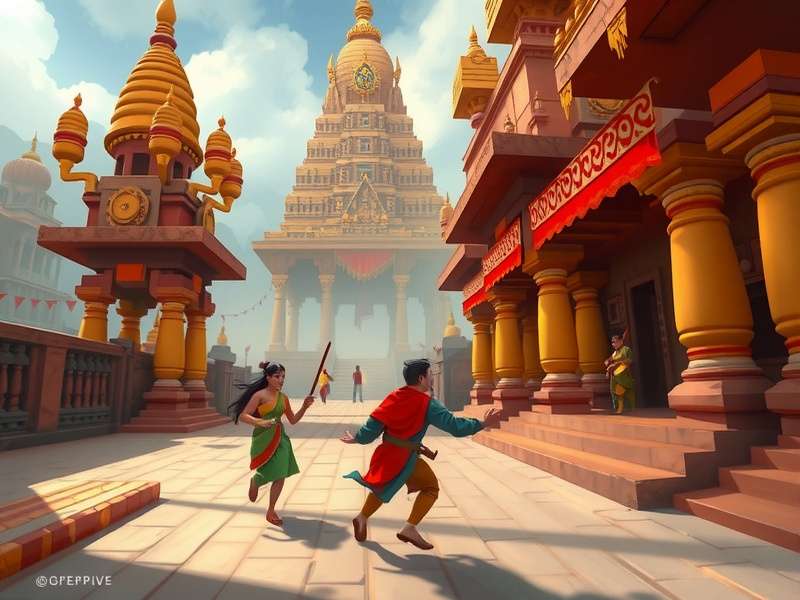 Temple Run Minion Gameplay Screenshot