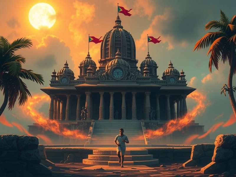 Temple Run Night Mode Wallpaper