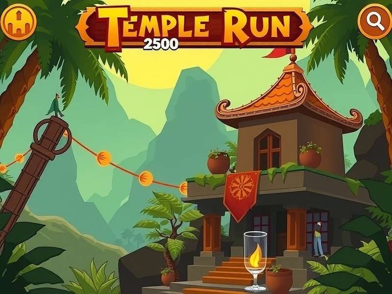 Temple Run 2500 power-ups showcase