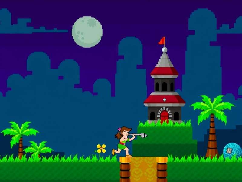 Temple Run Obstacle Jump GIF