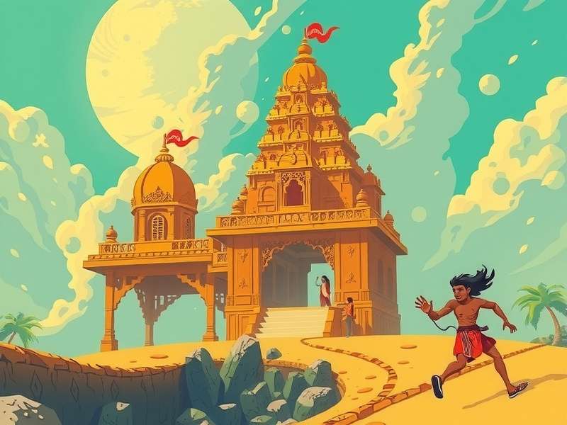 Lil Drakie Temple Run गेमप्ले स्क्रीनशॉट