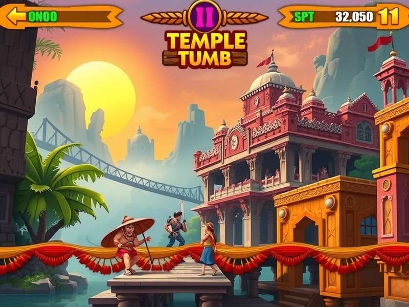 Temple Run Crazy Graphics दिखाते हुए गेमप्ले