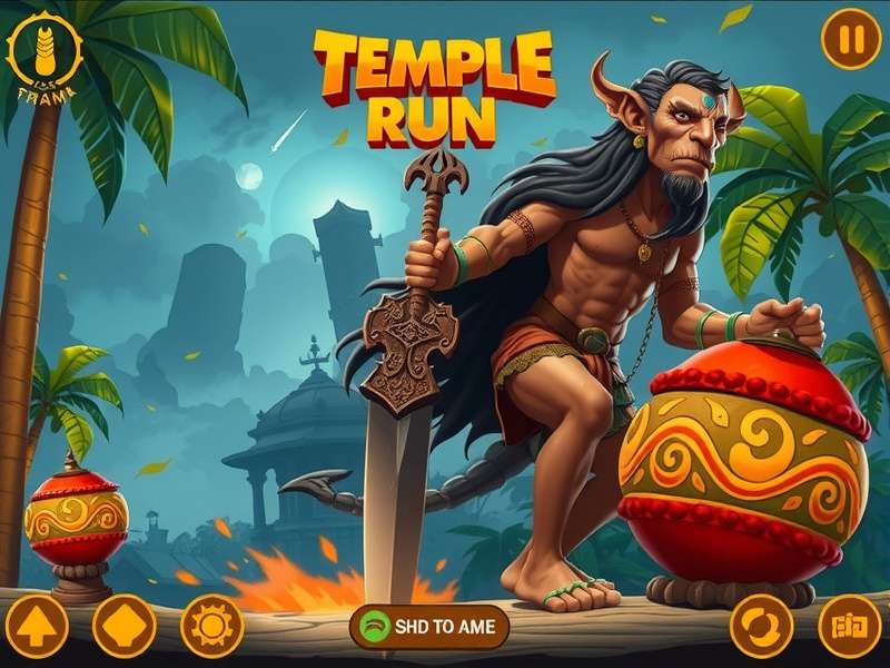 Temple Run 100 Game स्क्रीनशॉट
