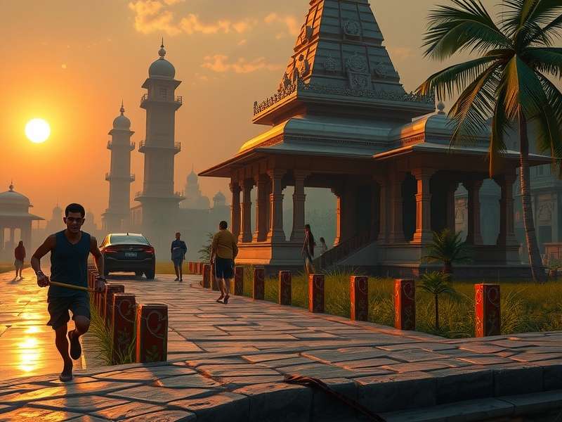 Temple Run 2 temple environment with detailed architecture