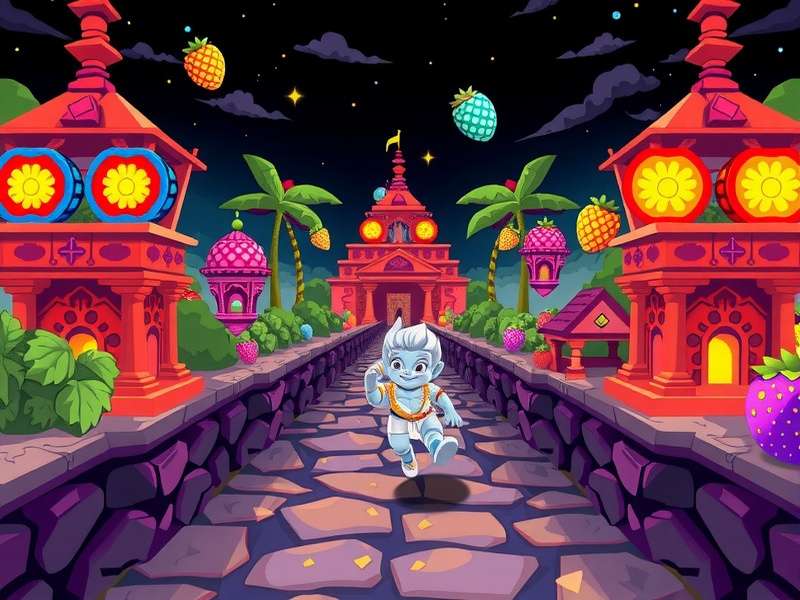 Temple Run Strawberry Gameplay Screenshot