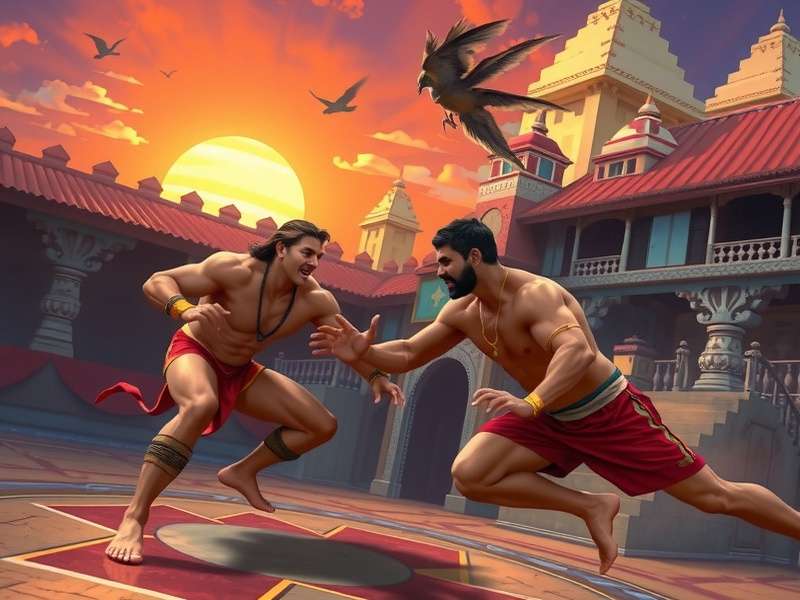 Temple Run 2 Wrestlers gameplay screenshot