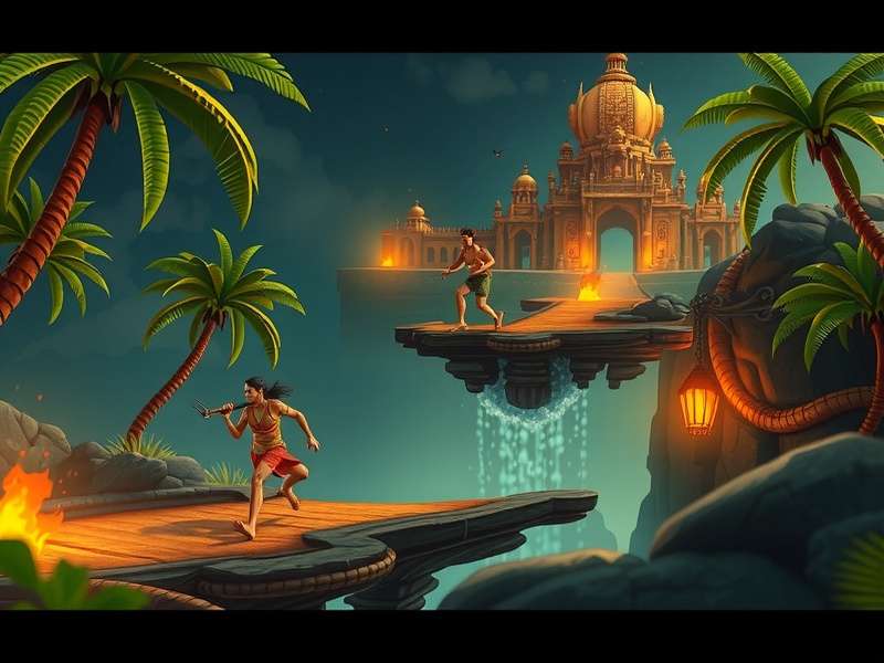Temple Run 2 main character running