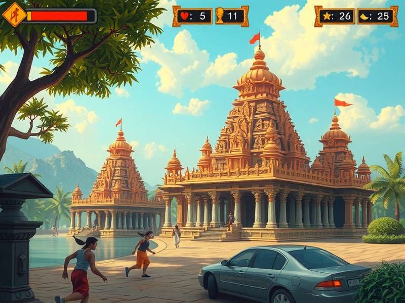 Temple Run Gameplay Screenshot