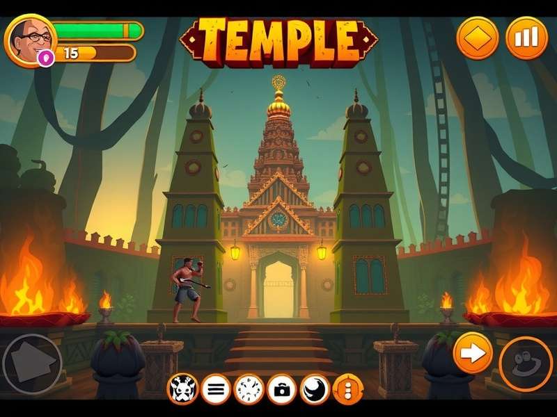 Temple Run Sidebar Banner