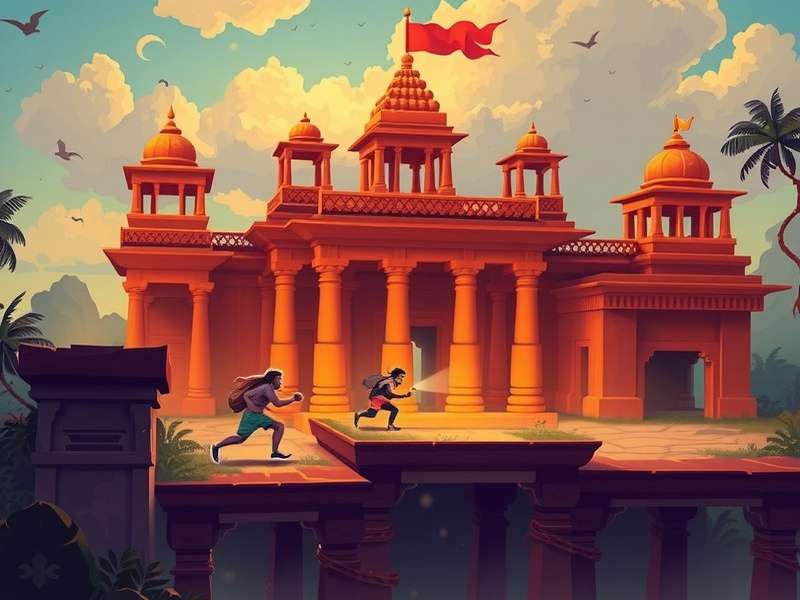 Temple Run Adventure Gameplay Screenshot