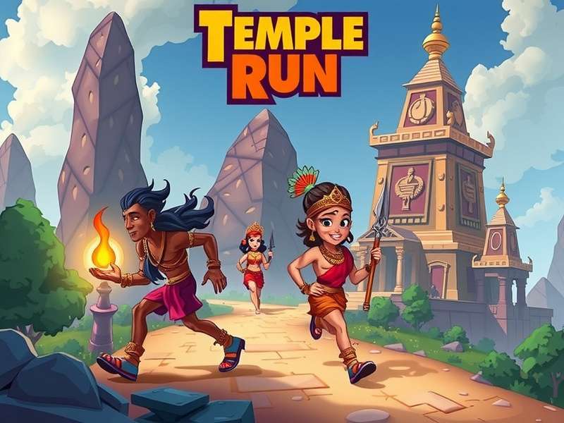 Temple Run Characters Group Photo