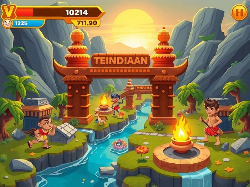 Temple Run Kiziki Gameplay Screenshot