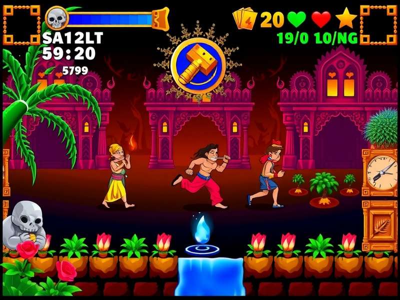 Temple Run Gameboy Spelletjes gameplay screenshot