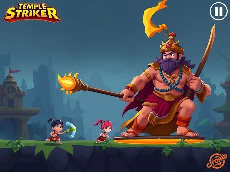 Temple Run Striker gameplay screenshot