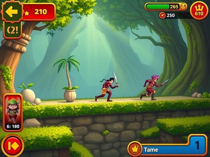 Temple Run power-ups and coins collection