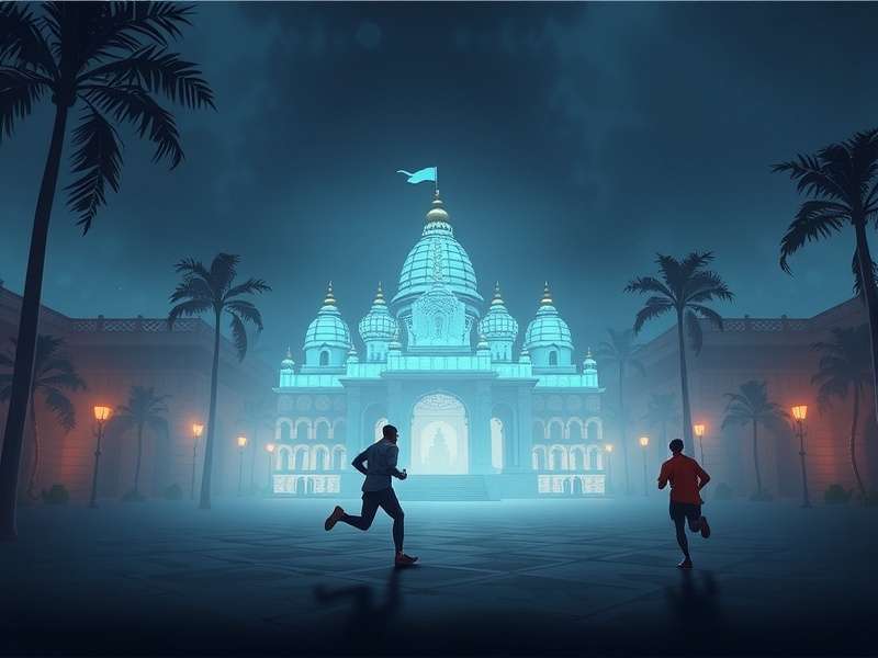 adidas temple run indigo gameplay screenshot