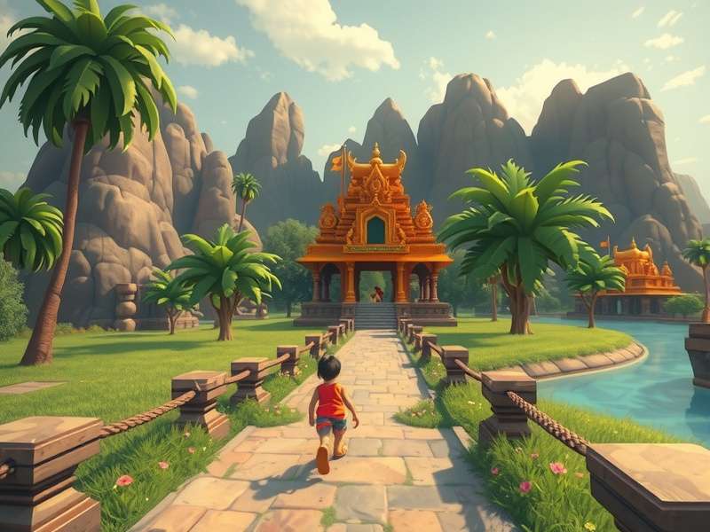 Temple Run Mane Kitty गेमप्ले