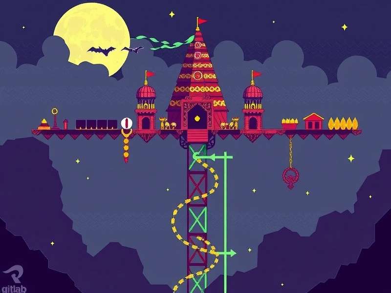 Temple Run GitLab-CE गेमप्ले स्क्रीनशॉट