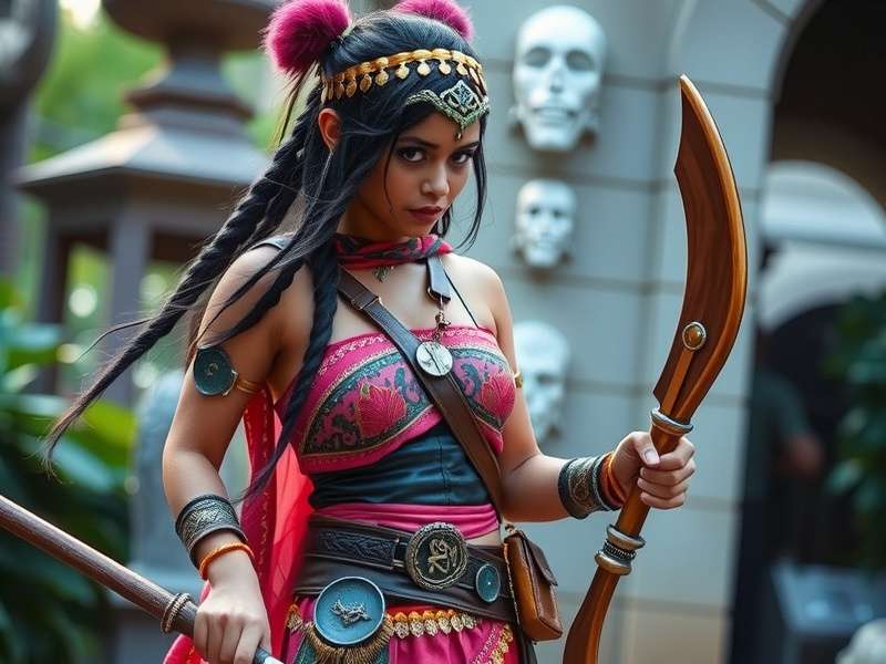 Temple Run Girl Costume full view
