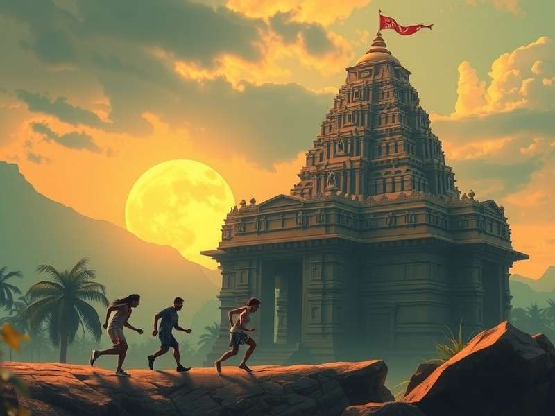 Temple Run Navegador gameplay screenshot