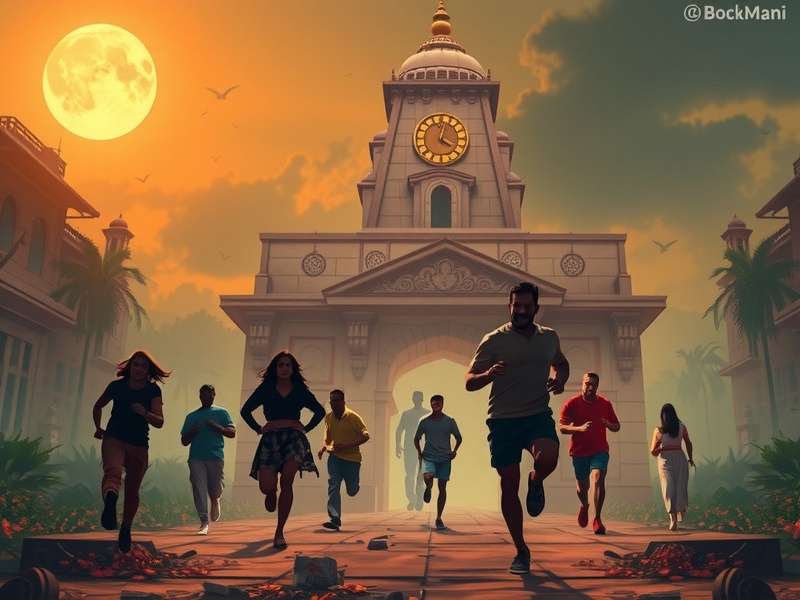 Temple Run 90s Bands गेम इंटरफेस