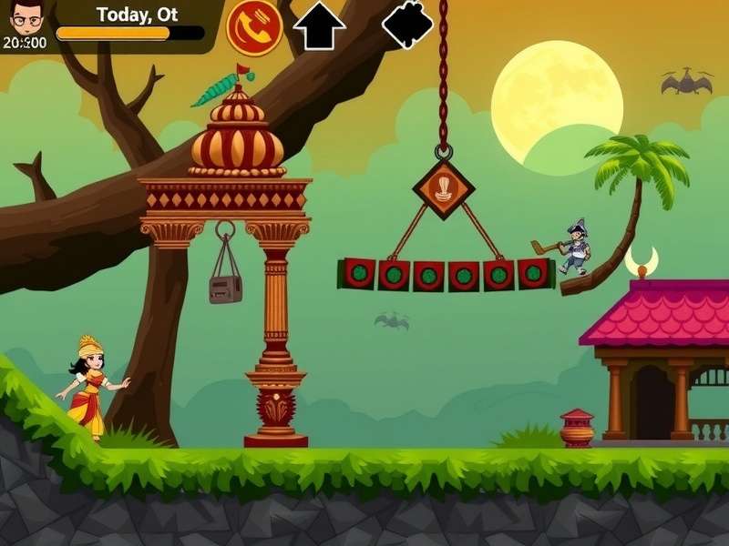Temple Run FlashBoy TVApp गेमप्ले स्क्रीनशॉट