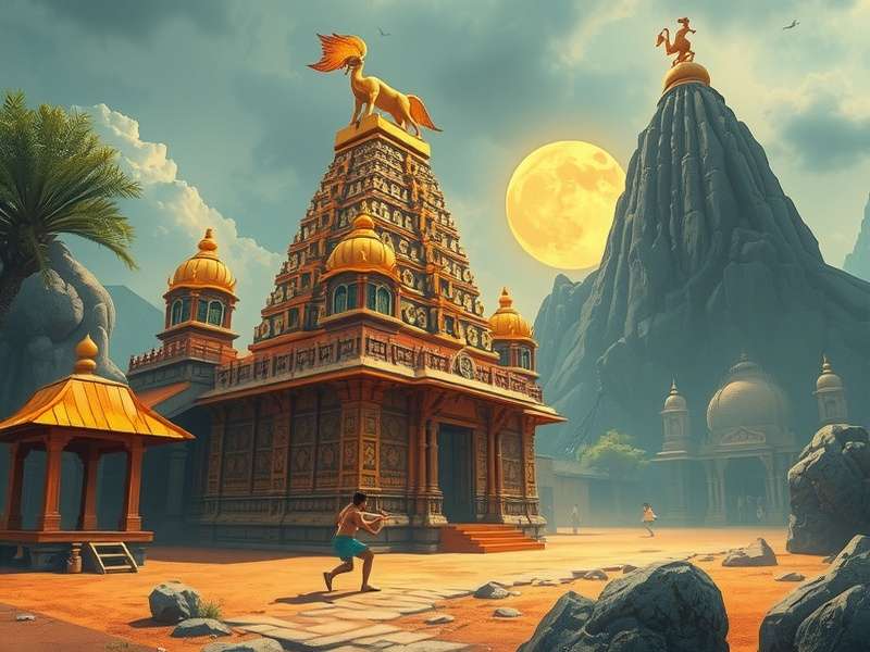 ओज़ टेम्पल रन गेमप्ले स्क्रीनशॉट