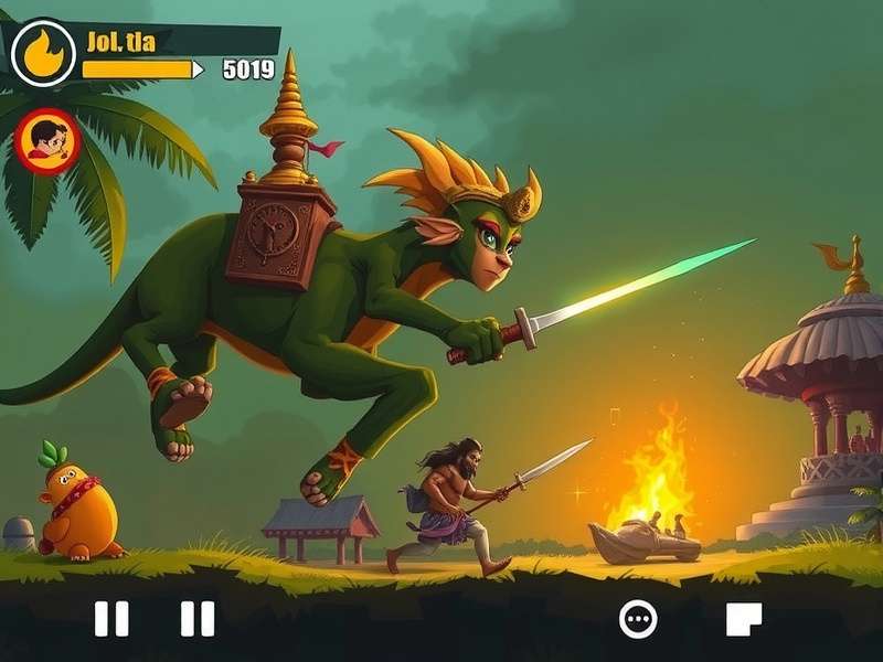 Temple Run Gameplay with Kannada Music