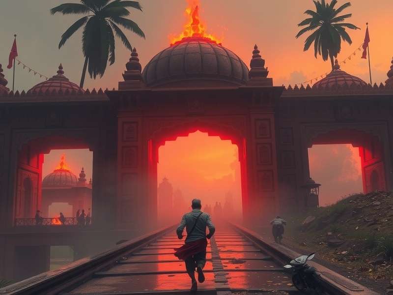 Temple Run 911 गेमप्ले स्क्रीनशॉट