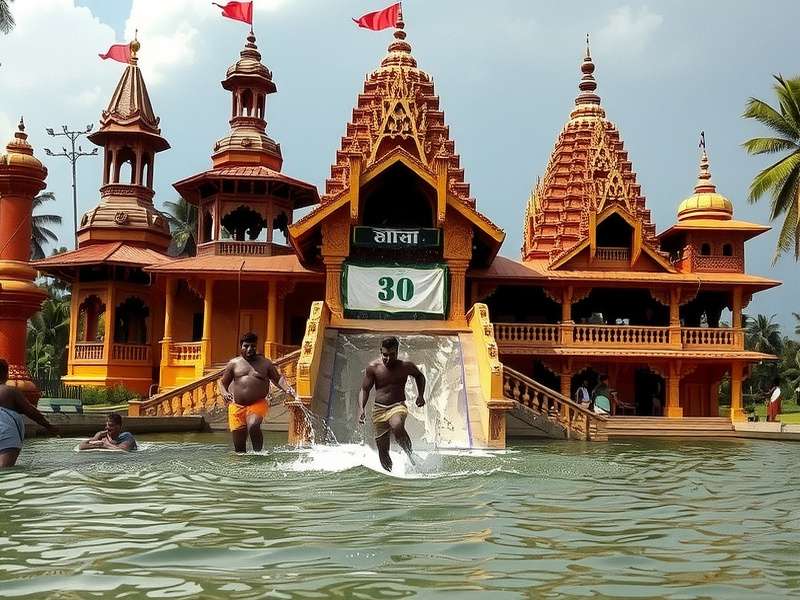 Temple Run Water Park Gameplay
