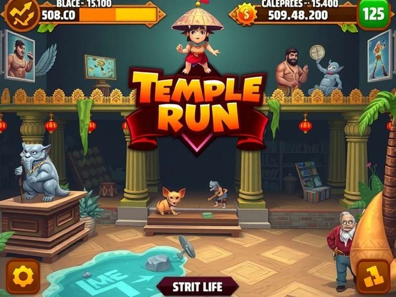 Temple Run Juegos Friv गेमप्ले स्क्रीनशॉट
