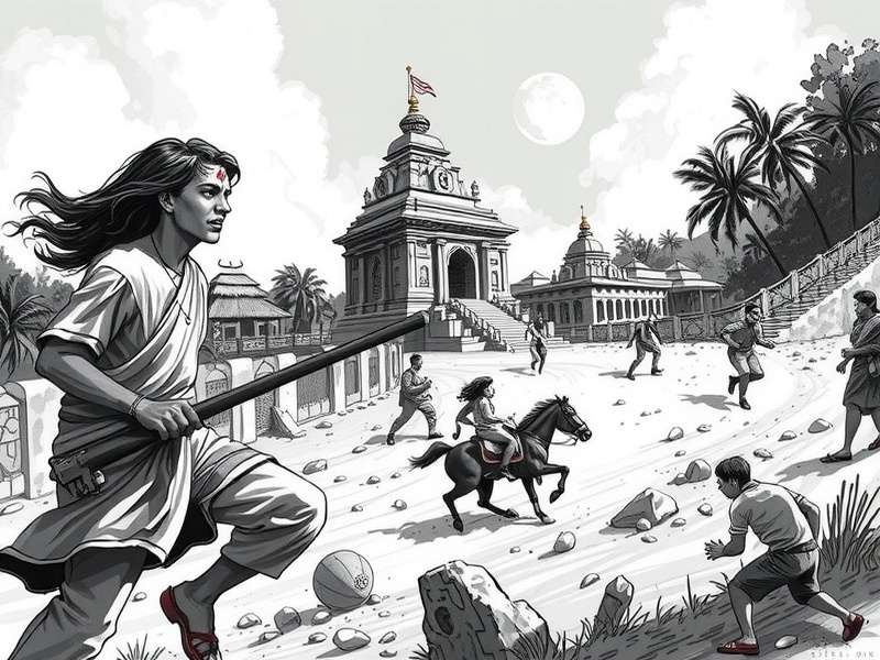 Temple Run Sketch Gameplay
