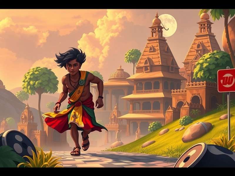 Temple Run 90s Game Screenshot