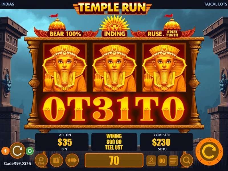Temple Run Winning Slots Gameplay