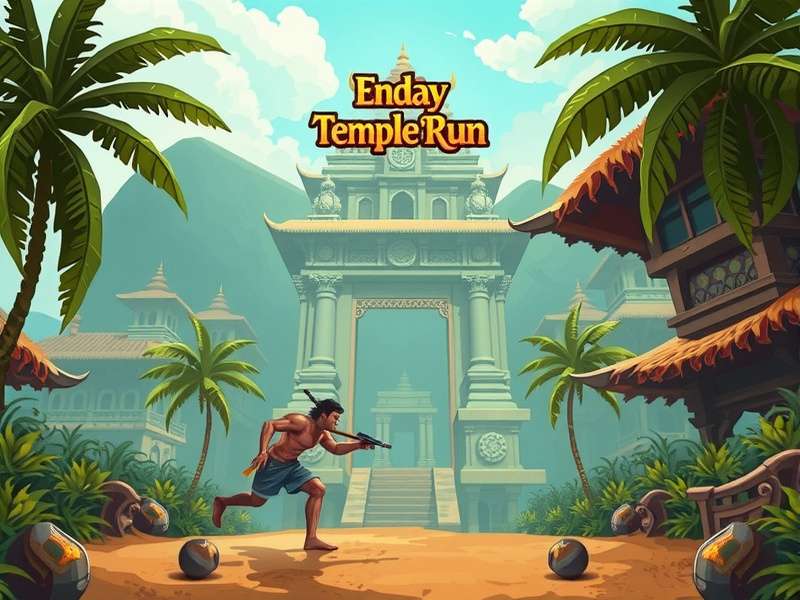 Temple Run 1 गेमप्ले स्क्रीनशॉट