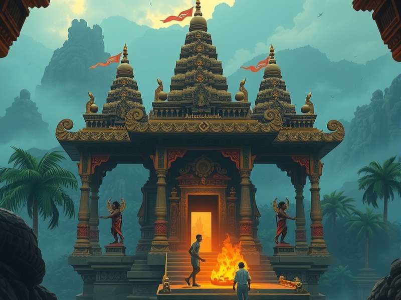 Temple Run Indiramma गेमप्ले स्क्रीनशॉट