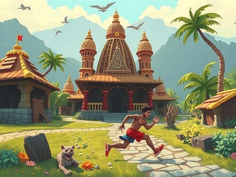 Temple Run Panther Character