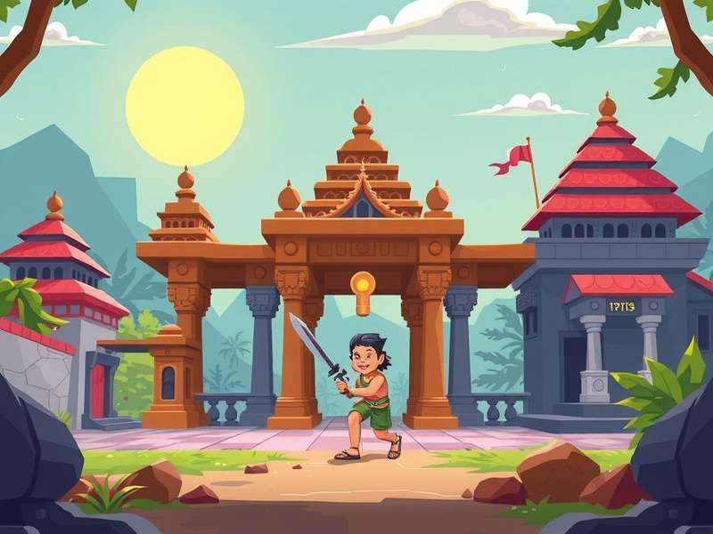 Temple Run Cartoon Image - टेम्पल रन कार्टून इमेज