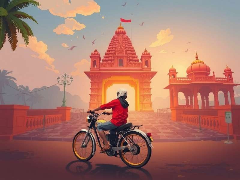Temple Run Bike के विभिन्न वातावरण