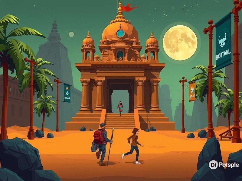 Temple Run Botslab Gameplay Screenshot