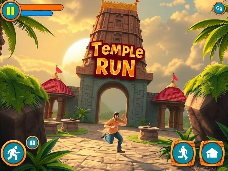 Open Temple Run 3 Gameplay Screenshot