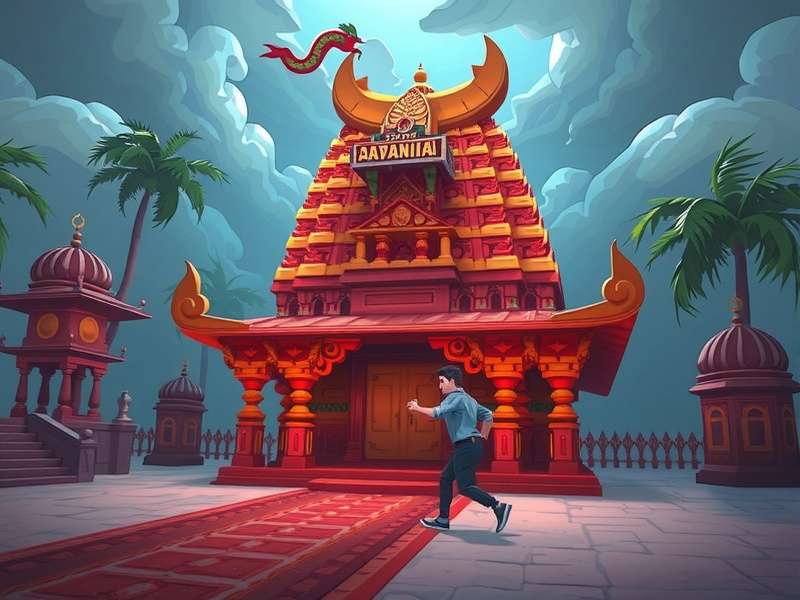Temple Run 1 Gameplay Screenshot