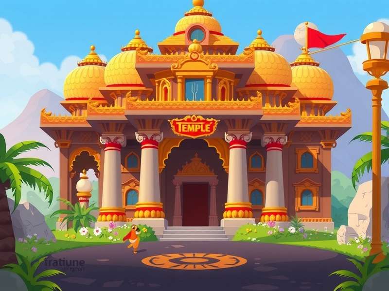 Temple Run GBase Software गेमप्ले स्क्रीनशॉट