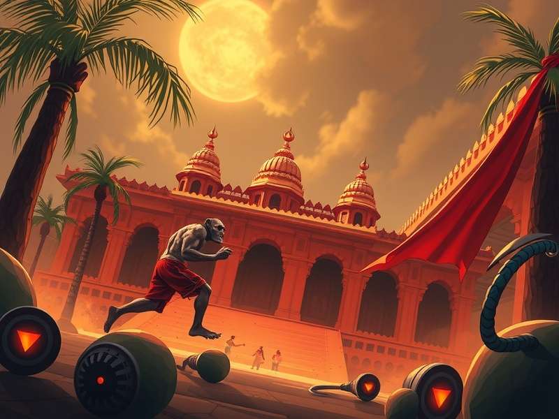 Temple Run Demon MonkeySports gameplay