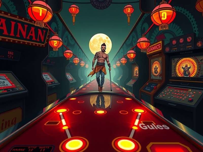 Temple Run Arcade Trackball gameplay