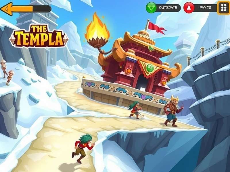 Temple Run Ice Online गेमप्ले